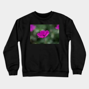 Purple Flower Crewneck Sweatshirt